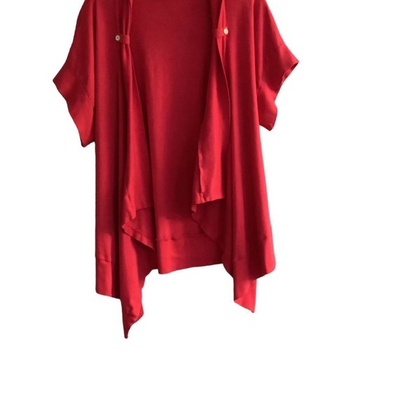 SPLENDID Bright Pink SUPER SOFT Open Flowy Cardigan- Size Medium - Picture 4 of 10